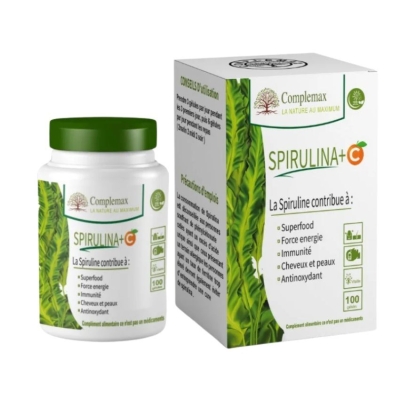 Complemax Spiruline et Vitamine C 400 mg | LE PARA