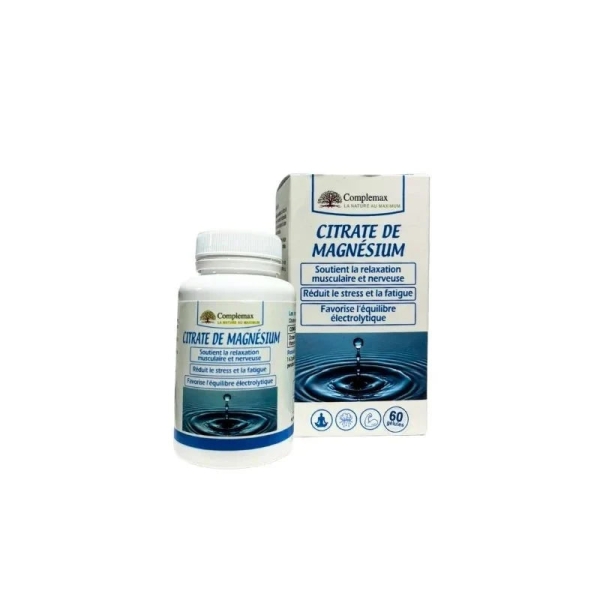 Complemax Citrate de Magnésium - Relaxation et Bien-Être