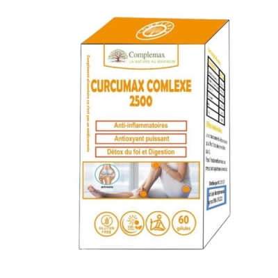 Complemax Curcumax Complexe 2500 - 60 Gélules | LE PARA