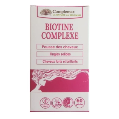 Biotine Complexe 60 Gélules - Complémax | LE PARA
