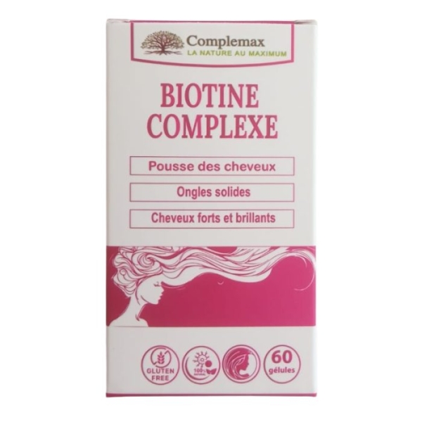 Complémax Biotine Complexe - Cheveux & Ongles 60 Gélules