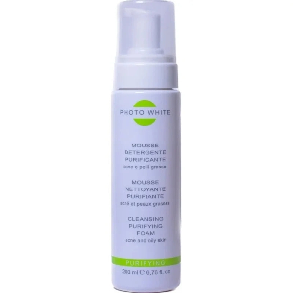 Photo white Mousse Nettoyante Purifiante