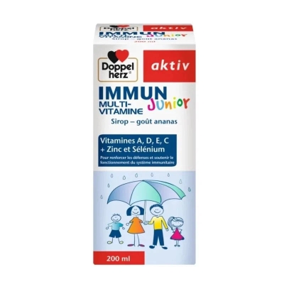 Doppel Herz Immunité Junior Sirop Ananas 200ml