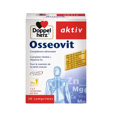 Doppel Herz Aktiv Osseovit D3 - 30 Comprimés | LE PARA
