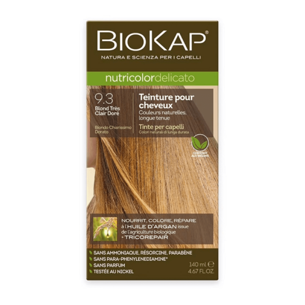 Biokap Nutricolor Delicato 9.3 Blond Très Clair Doré