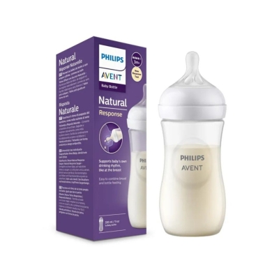 AVENT Biberon Natural Response 330ml - 3 Mois+ | LE PARA