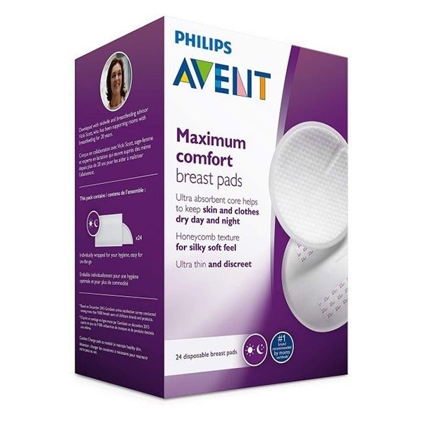 Avent Coussinets d'Allaitement Ultra Confort Jetables - 24 unités