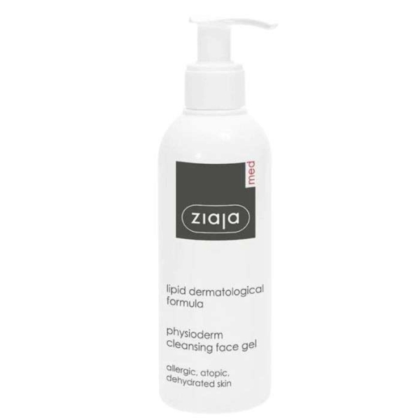 Ziaja Med Physioderm Gel Nettoyant Visage - 200 ml