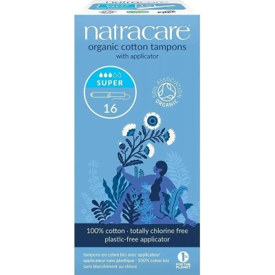 Tampons Bio Super avec Applicateur - Natracare | LE PARA