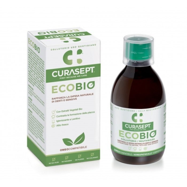 CURASEPT Eco-Bio Bain de Bouche 300ml - Protection Naturelle