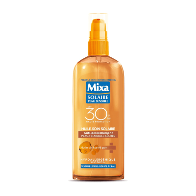 Mixa Solaire Huile Soin SPF30 Tolérance Optimale | LE PARA