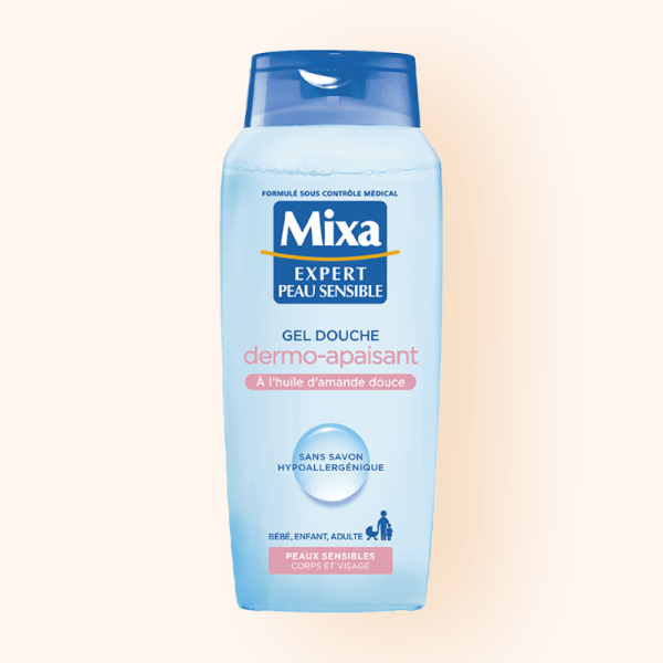 Mixa Expert Gel Douche Dermo-Apaisant à l'Huile d'Amande Douce 400ml