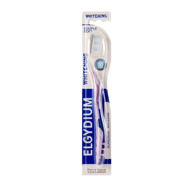 Elgydium Brosse à Dents Souple Blancheur - Système Microbilles