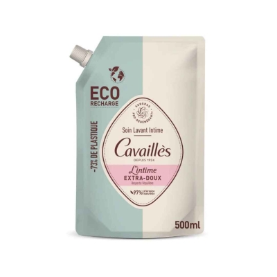 Cavaillès Soin Lavant Intime Éco-Recharge 500 ml