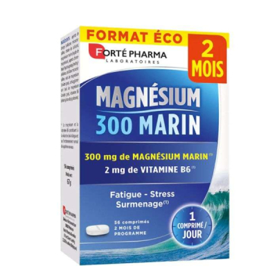 FORTE PHARMA - Magne 300 marin 56 comprimes | LE PARA