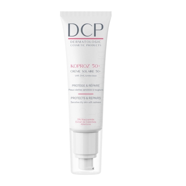DCP Koproz Écran Solaire SPF 50+ pour Peaux Sensibles – 50ml
