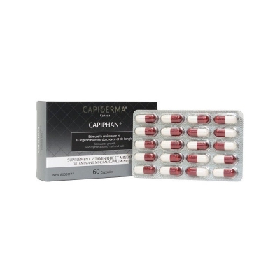Capiderma Capiphan Ongles et Cheveux 60 gélules | LE PARA