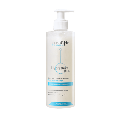 HydraCure Gel Nettoyant Surgras 400ml - CuraSkin | LE PARA