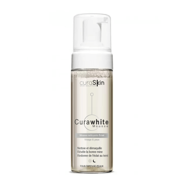CuraSkin CuraWhite Mousse Nettoyante Éclat 150ml