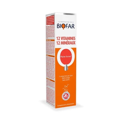 Biofar 12 Vitamines, 12 Minéraux - Complément | LE PARA