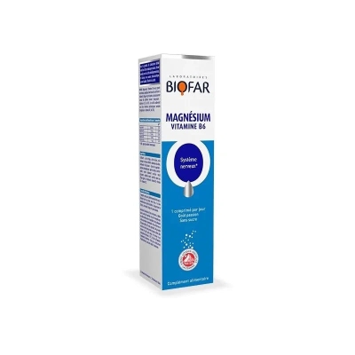 Biofar Magnésium Vitamine B6 - 20 Comprimés | LE PARA