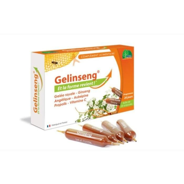 MGD NATURE - Gelinseng 20 ampoules
