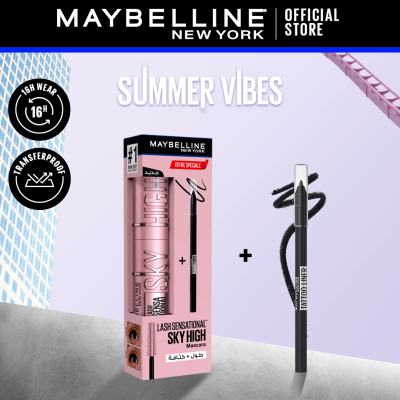 Maybelline Pack Mascara Sky High & Tattoo Liner Noir
