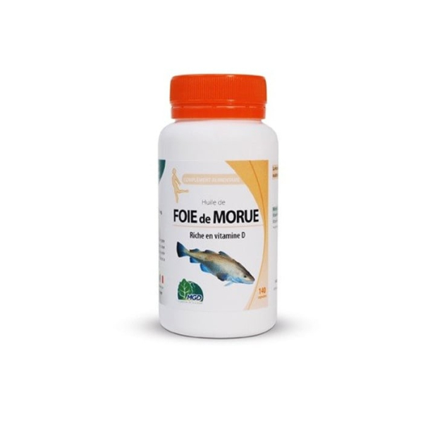 MGD NATURE - Huile de foie de morue 270 mg 140 capsules