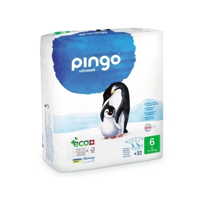 PINGO Couches Écologiques XL Taille 6 (15-30kg)