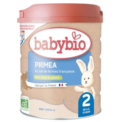 BabyBio Primea 2 Lait Infantile Bio 6-12 Mois 800g | LE PARA