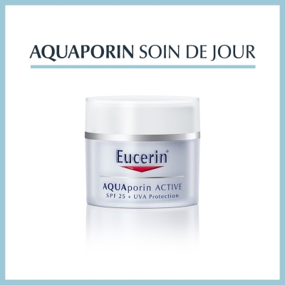 Eucerin AQUAPORIN ACTIVE Soin Hydratant SPF25 | LE PARA