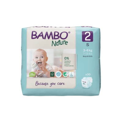 Bambo Nature Couches Taille 2, 30 unités | LE PARA