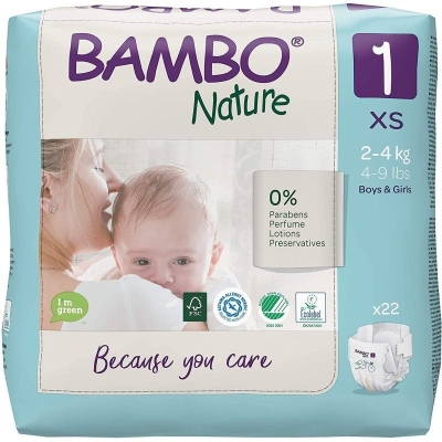 Bambo Nature Couches Écologiques Taille 1 XS | LE PARA