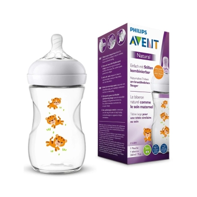 Philips Avent Biberon Natural 2.0 260 ml Tigre | LE PARA