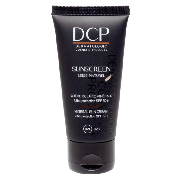 DCP Sunscreen Crème Solaire Minérale Beige Naturel SPF50+ 50ml