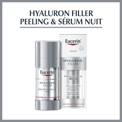 Eucerin Hyaluron-Filler Peeling & Sérum de Nuit | LE PARA