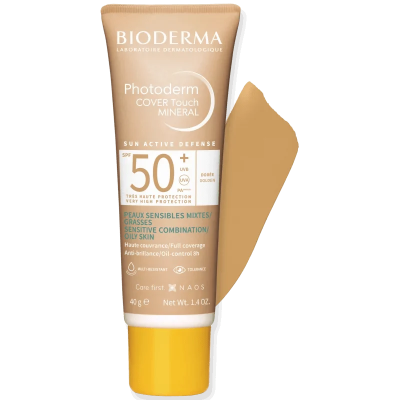 Photoderm Cover Touch Minéral SPF50+ Doré - Bioderma
