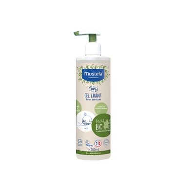 Mustela Bio Gel Lavant Sans Parfum 400ml | LE PARA