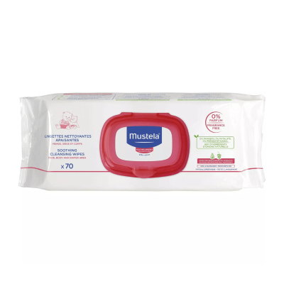 Mustela Lingettes Sans Parfum 70 Pièces | LE PARA