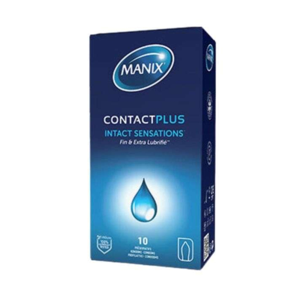 MANIX - Contact plus sensations intactes boite 10 preservatifs