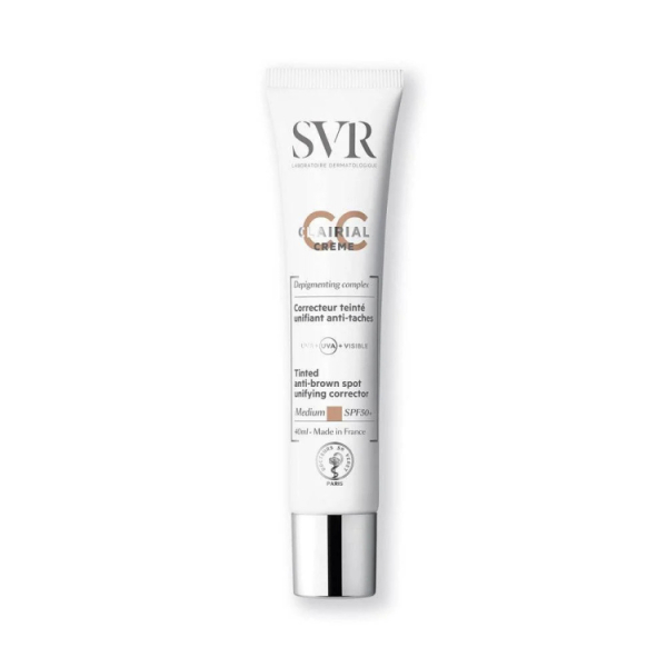SVR - Clairial cc crème correcteur unifiant anti-taches médium spf50+ 40 ml