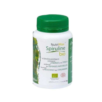 NUTRIMAX - Spiruline 100% bio 120 g microgranules tonus et