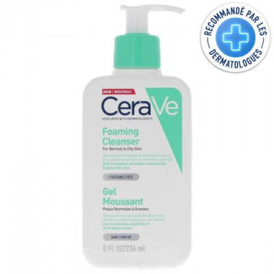CERAVE - Gel moussant peaux normales a grasses 236 ml