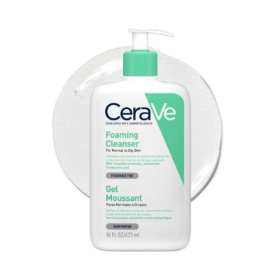 CERAVE - Gel moussant peaux normales a grasses 473 ml