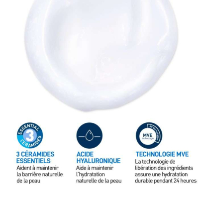 CERAVE - Creme lavante hydratante 236 ml | LE PARA
