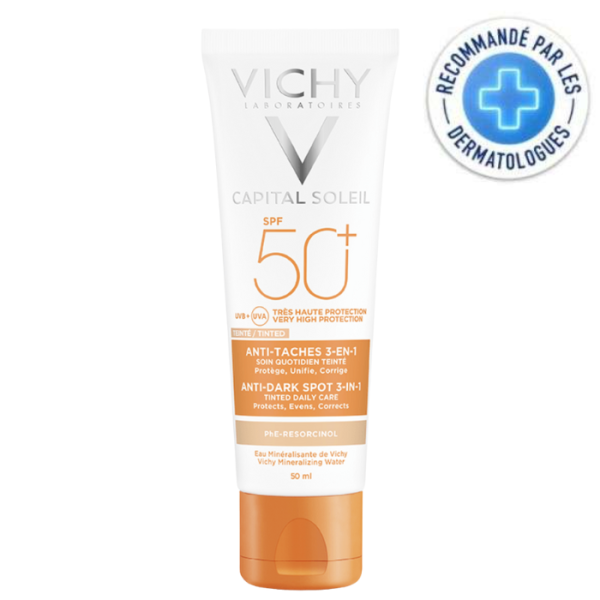 VICHY - Capital soleil soin anti taches teinte 3 en 1 spf50+