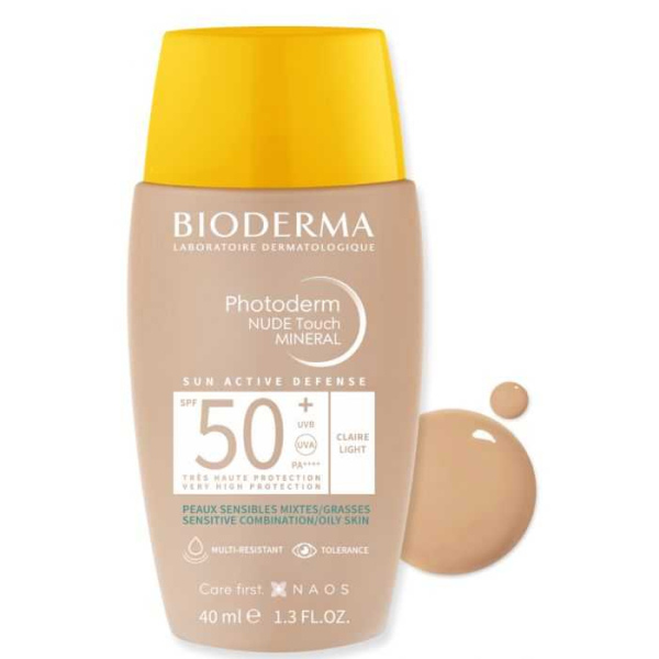 BIODERMA - Photoderm nude touch spf 50+ teinte claire