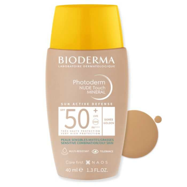 BIODERMA - Photoderm nude touch spf 50+ teinte doree