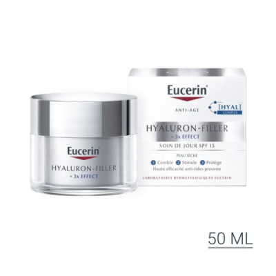 EUCERIN - Hyaluron filler 3* effect soin de jour spf 15 peau