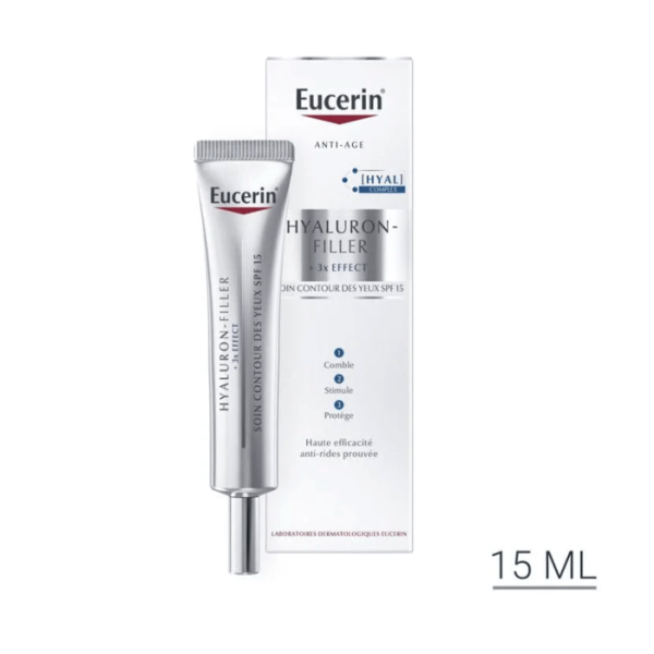 EUCERIN - Hyaluron filler*3 effect soin contour des yeux spf15 15 ml